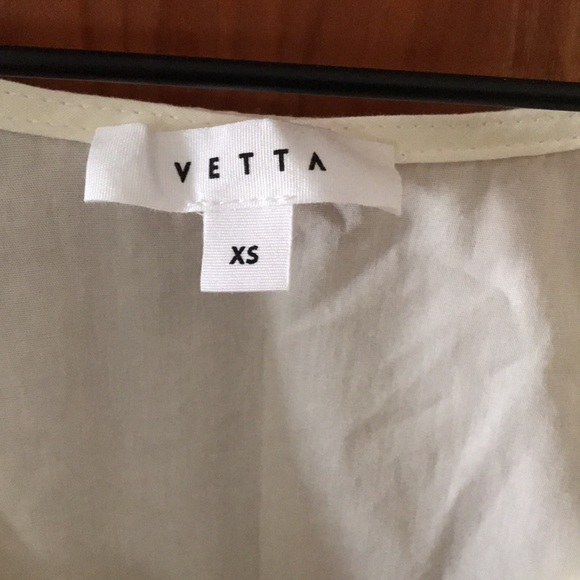 Vetta convertible poplin blouse ivory XS - Picture 4 of 7
